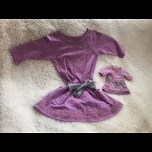 Matching American girl doll dresses